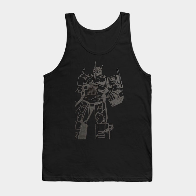 Optimus Primer Tank Top by Soundtrack Alley